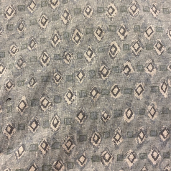 Baby Blue Diamond Pattern Tee - Picture 3 of 3